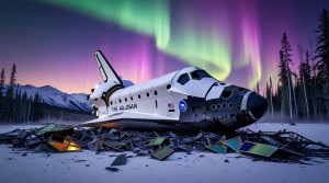 Remains of a crushed space shuttle in the Alaskan wilderness - L2.jpg