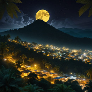 City of gold in Central American jungle under full round moon - FXL.jpg