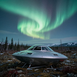 Remains of a crushed UFO in the Alaskan wilderness - Z.jpg
