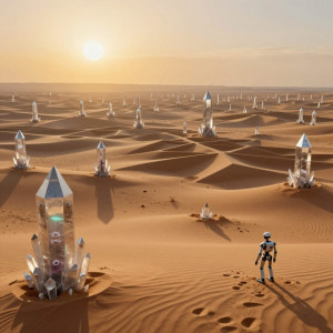 A vast desert landscape is transformed by ancient, repeating geometric sand formations.jpg