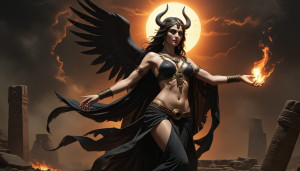 Goddess Lilith in ancient Palestine under Black Sun - ВXL.jpg