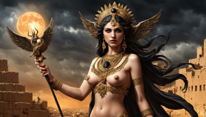 Goddess Lilith in ancient Palestine under Black Sun - КМ4.jpg