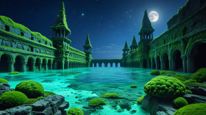 An ancient stone city, half-submerged in ocean - L2.jpg