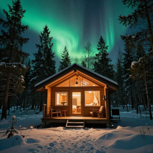 Beautiful cozy cabin in Scandinavian forest - Z.jpg