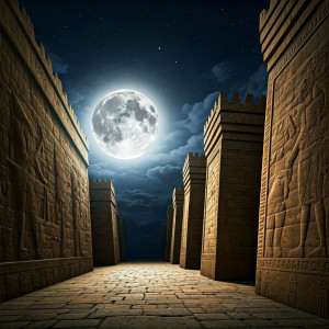 Ancient aliens in Babylon under full  moon - G3.jpg