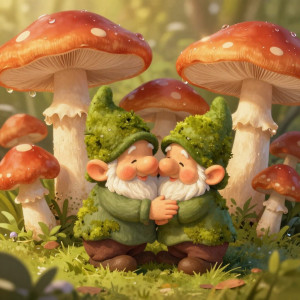 Two tiny, moss-covered garden gnomes are sharing a warm, heartfelt hug.jpg