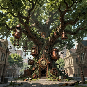 A colossal, ancient tree has reclaimed a bustling Victorian-era city.jpg