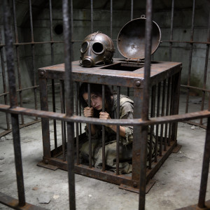 A cage and a mask.jpg