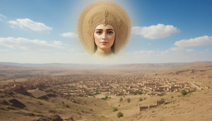 Face of Goddess Asherah in the sky over ancient Palestine - F24B.jpg