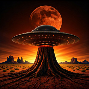 Demonic UFO under blood moon over Arizona desert - G3.jpg