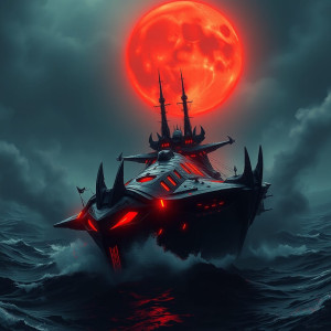 Demonic stealth warship in Devil's Sea under blood moon - FS.jpg