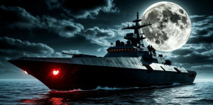 Demonic stealth warship in Devil's Sea under blood moon - S1.jpg