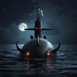 Demonic submarine in the Caribbean under full moon - L1.jpg