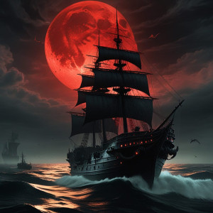 Demonic stealth warship in Devil's Sea under blood moon - FXL.jpg