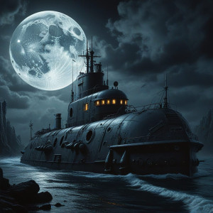 Demonic submarine in the Caribbean under full moon - R5.jpg
