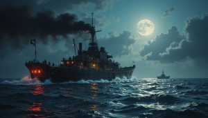 Demonic stealth gunboat in the Caribbean under full moon - PL1.png