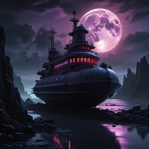 Demonic submarine in the Caribbean under full moon - FXL.jpg