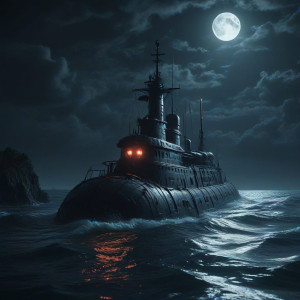 Demonic submarine in the Caribbean under full moon - J9.jpg