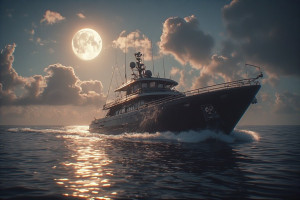 Demonic stealth gunboat in the Caribbean under full moon - P3.jpg