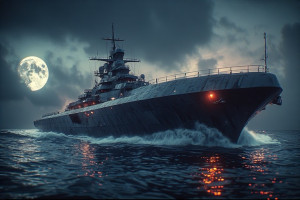 Demonic stealth warship in the Caribbean under full moon - P1.jpg