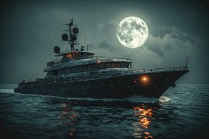 Demonic stealth boat in the Caribbean under full moon - P2.jpg