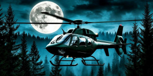Demonic stealth helicopter over the forest under full moon - S.jpg