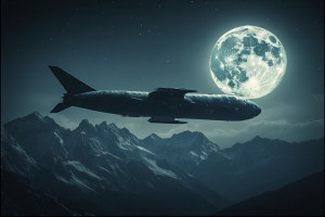 Demonic stealth cruise missile over the mountains under full moon - P2.jpg