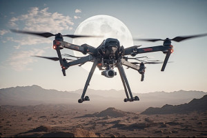 Demonic stealth drone over the desert under full moon - P2.jpg