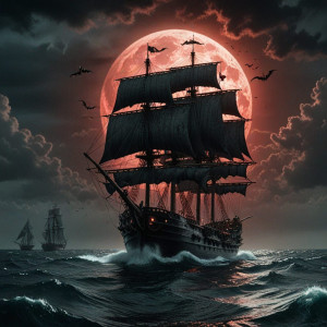 Demonic stealth gunboat in the Caribbean under full moon - R4.jpg