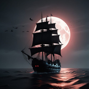 Demonic stealth gunboat in the Caribbean under full moon - FXL.jpg