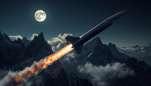 Demonic hypersonic missile over the mountains under full moon - L1.jpg