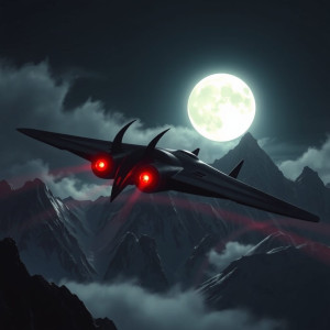 Demonic stealth aircraft over the mountains under full moon - FS.jpg