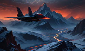 Demonic stealth aircraft over the mountains under full moon - BXL.jpg