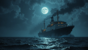Demonic ferry in Baltic sea under full moon - PL1.png