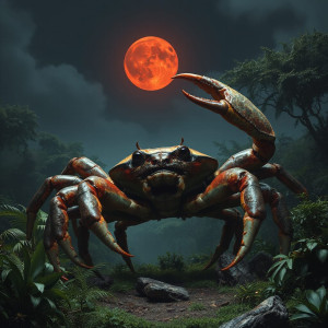 Giant alien crab in African jungle under blood moon - JFL.jpg