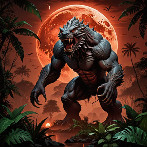 Giant prehistoric monster in African jungle under blood moon - DXL.jpg
