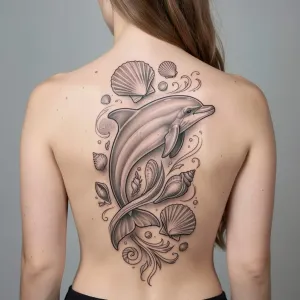 a-beautiful-tattoo-design-on-a-womans-back-featuring-an-elegant-dolphin-swimming-gracefully-among-se.webp