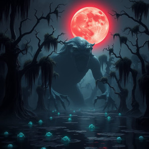 Giant alien monster in Louisiana swamp under blood moon - FS.jpg