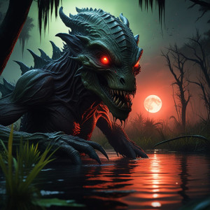 Giant alien monster in Louisiana swamp under blood moon - FXL.jpg