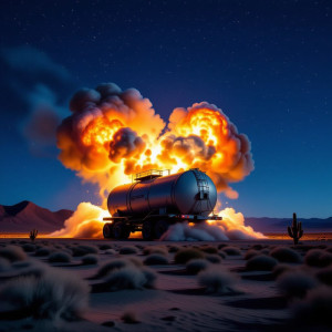 Giant gas tank explodes in the desert under night sky - H11.jpg
