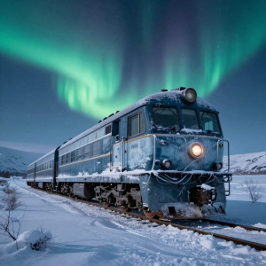 Frozen vintage train in Alaskan wilderness - Z.jpg