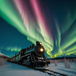 Frozen vintage train in Alaskan wilderness - DXL.jpg