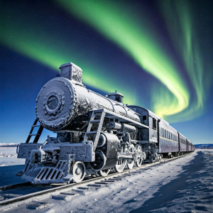 Frozen vintage train in Alaskan wilderness - G3.jpg