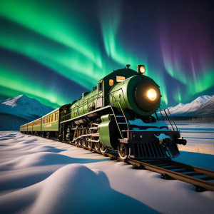 Frozen vintage train in Alaskan wilderness - FXL.jpg