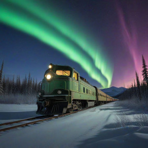 Frozen vintage train in Alaskan wilderness - J9.jpg