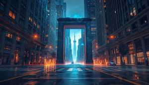 Portal into a parallel Universe in modern city - L2.jpg