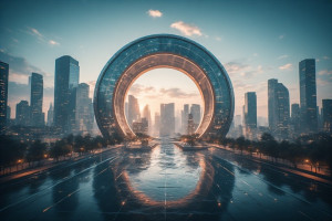 Portal into a parallel Universe in modern city - P1.jpg