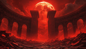 Colossal gates of Hell under blood moon - Д1.jpg