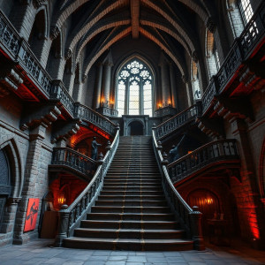 Colossal magnificent demonic staircase in medieval castle - FS.jpg