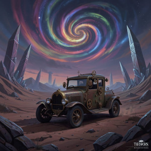 A solitary, steampunk-inspired automobile - F24.jpg